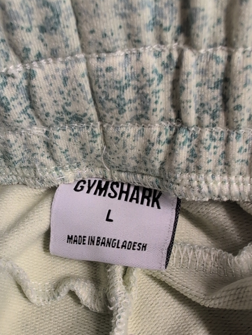 Gymshark Women’s Weight Lifting Chalk Joggers Split-Knee Pants Green Large EUC - Picture 7 of 10
